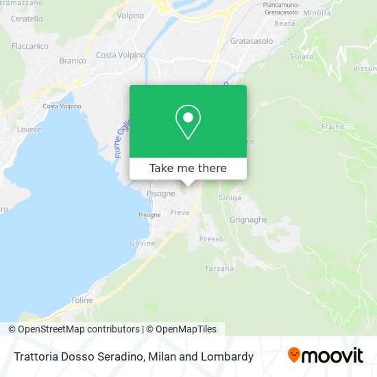 Trattoria Dosso Seradino map