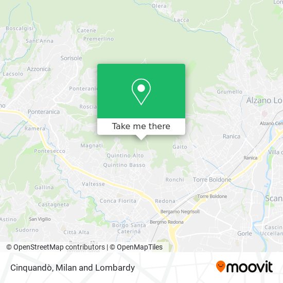 Cinquandò map