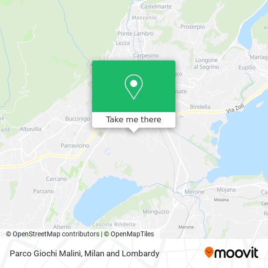 Parco Giochi Malinì map