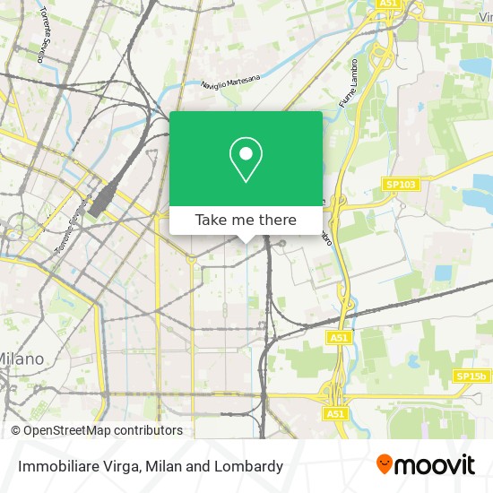 Immobiliare Virga map