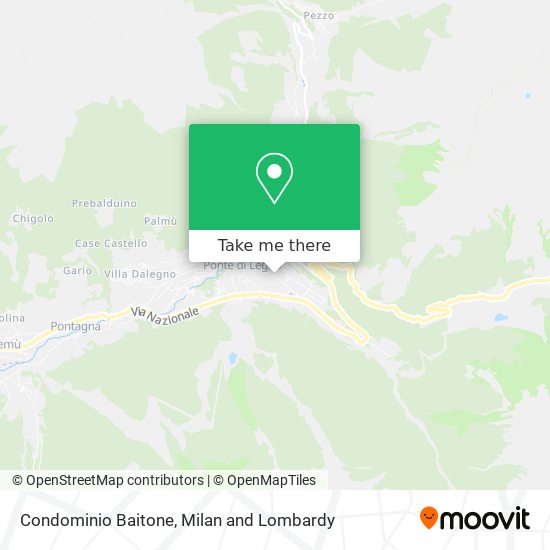 Condominio Baitone map