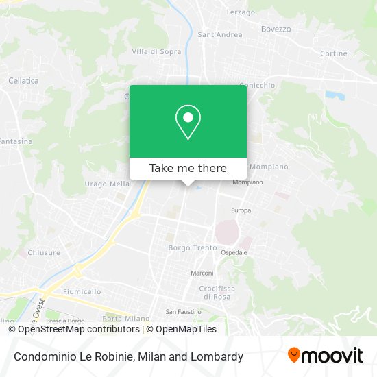 Condominio Le Robinie map