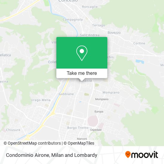 Condominio Airone map