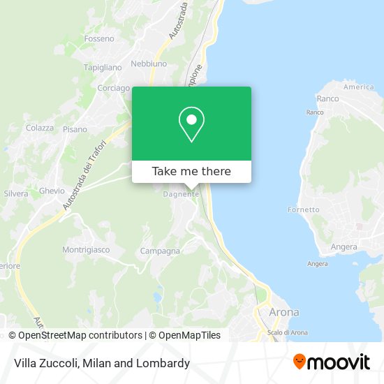 Villa Zuccoli map