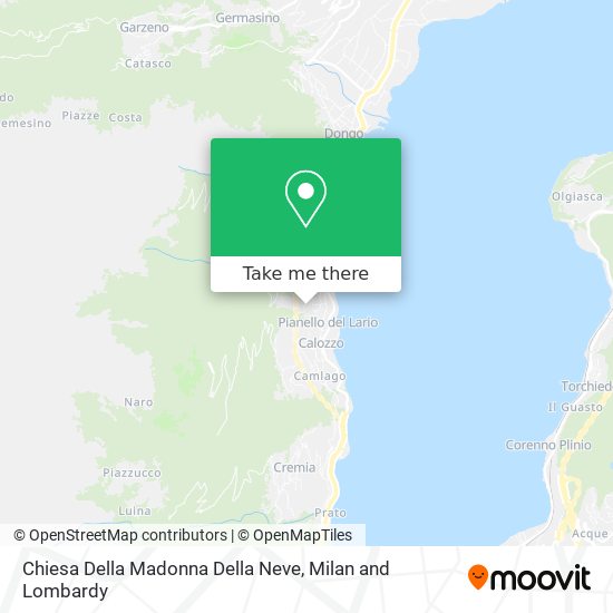 Chiesa Della Madonna Della Neve map