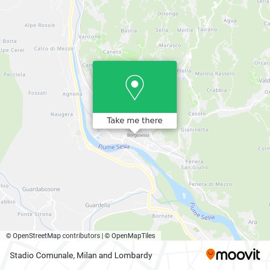 Stadio Comunale map