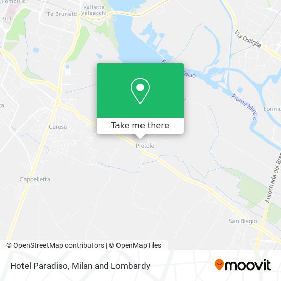 Hotel Paradiso map