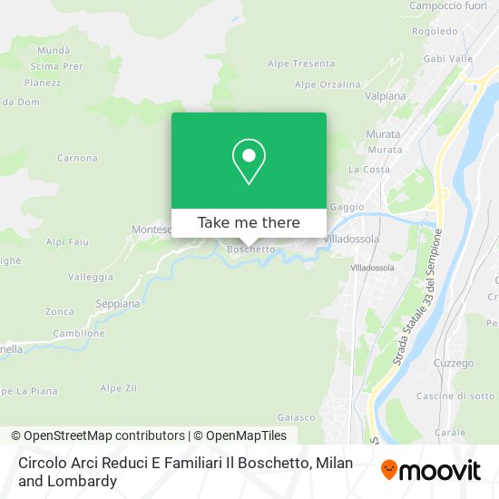 Circolo Arci Reduci E Familiari Il Boschetto map