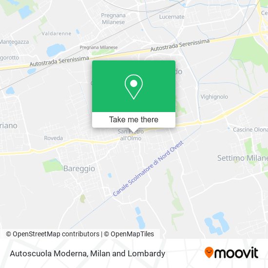 Autoscuola Moderna map