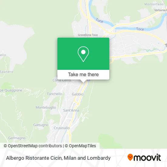Albergo Ristorante Cicin map