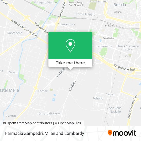 Farmacia Zampedri map