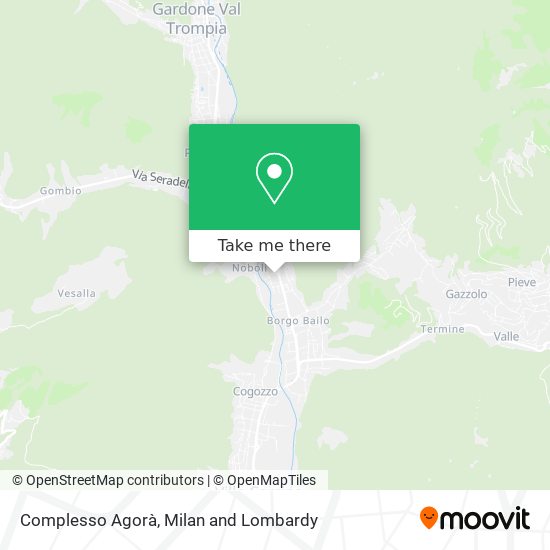 Complesso Agorà map