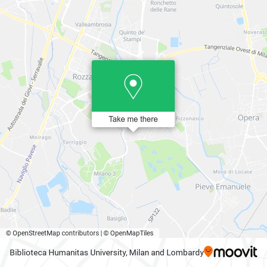 Biblioteca Humanitas University map