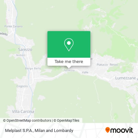 Melplast S.P.A. map