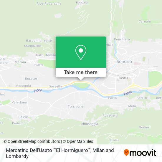 Mercatino Dell'Usato ""El Hormiguero"" map