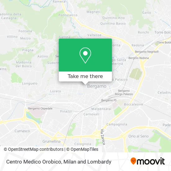 Centro Medico Orobico map