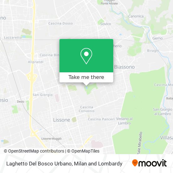Laghetto Del Bosco Urbano map