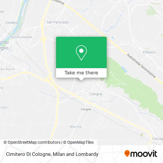 Cimitero Di Cologne map