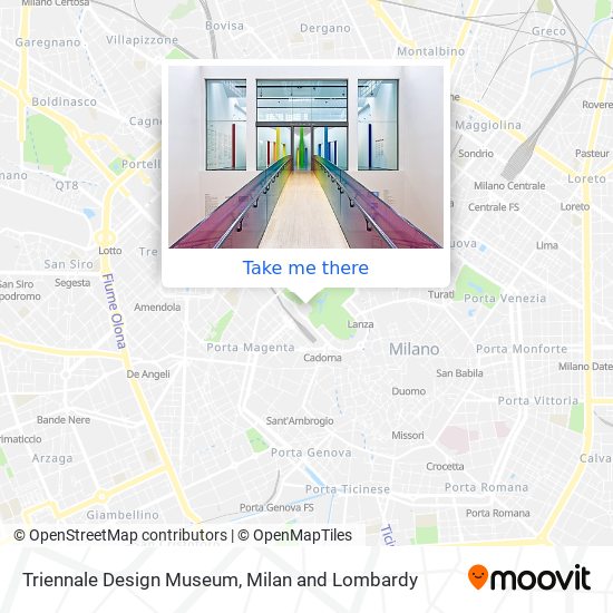 Triennale Design Museum map