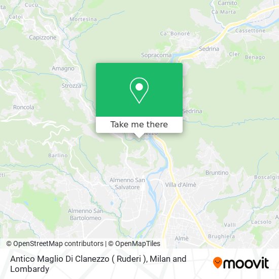 Antico Maglio Di Clanezzo ( Ruderi ) map