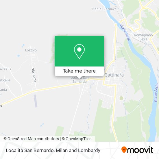 Località San Bernardo map