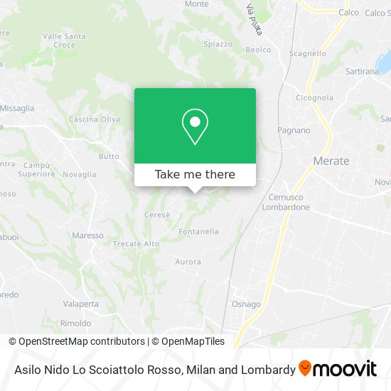 Asilo Nido Lo Scoiattolo Rosso map