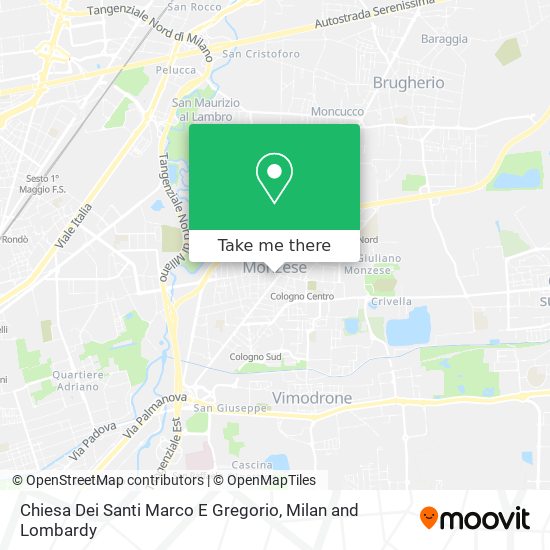 Chiesa Dei Santi Marco E Gregorio map