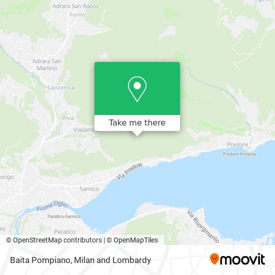 Baita Pompiano map