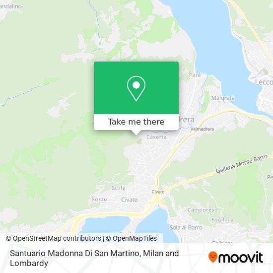 Santuario Madonna Di San Martino map