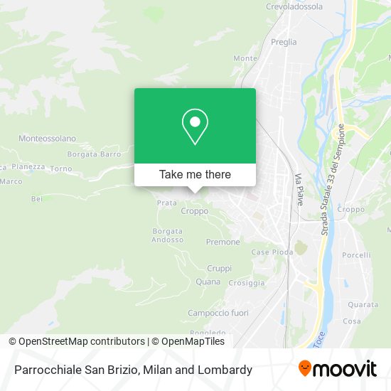 Parrocchiale San Brizio map