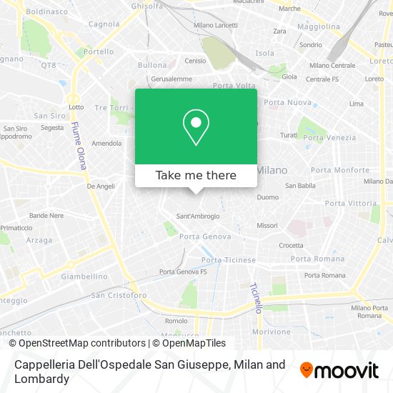 Cappelleria Dell'Ospedale San Giuseppe map
