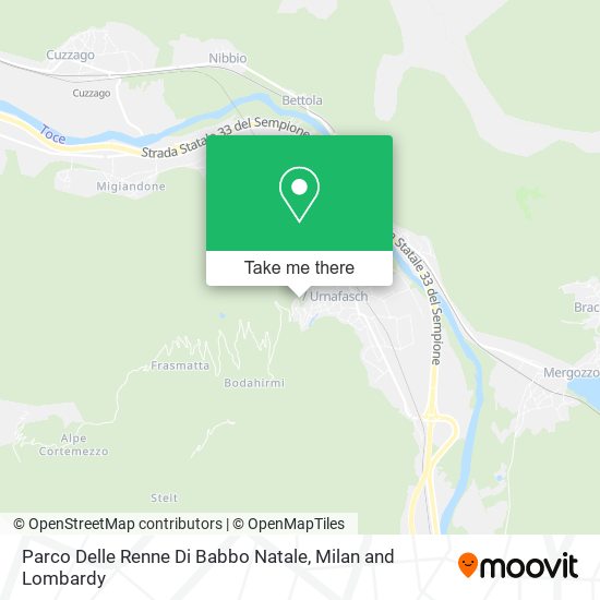 Parco Delle Renne Di Babbo Natale map