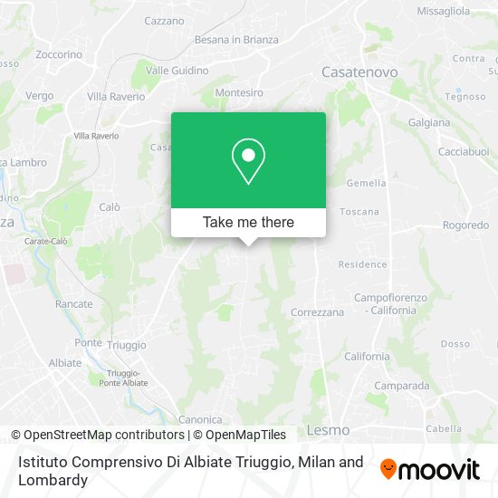 Istituto Comprensivo Di Albiate Triuggio map