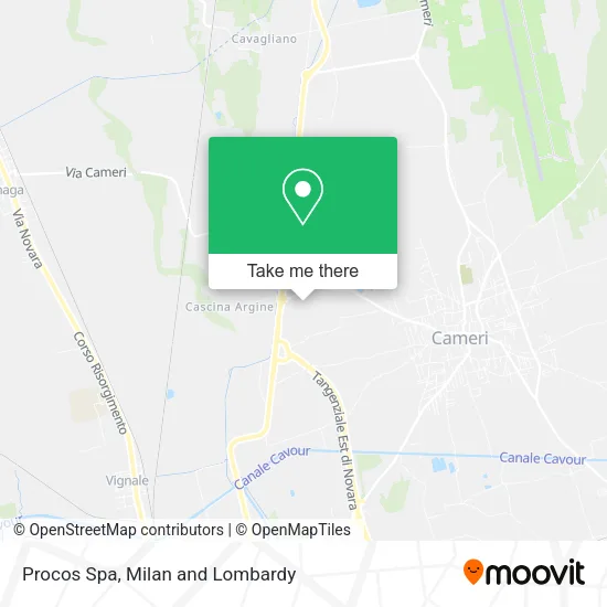 Procos Spa map