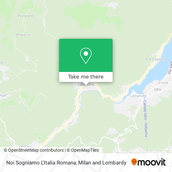 Noi Sogniamo L'Italia Romana map