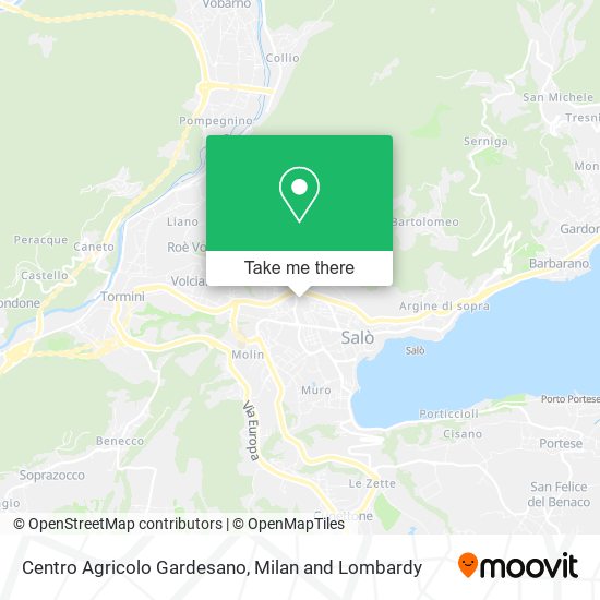 Centro Agricolo Gardesano map