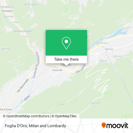 Foglia D'Oro map