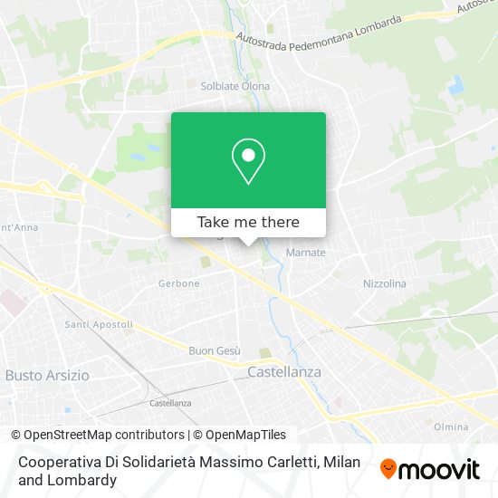 Cooperativa Di Solidarietà Massimo Carletti map
