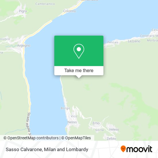 Sasso Calvarone map