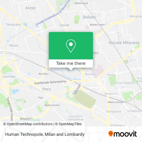 Human Technopole map