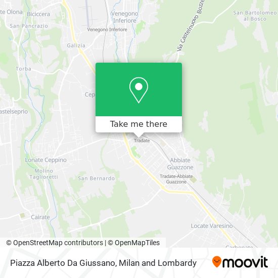 Piazza Alberto Da Giussano map