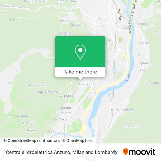Centrale Idroelettrica Anzuno map