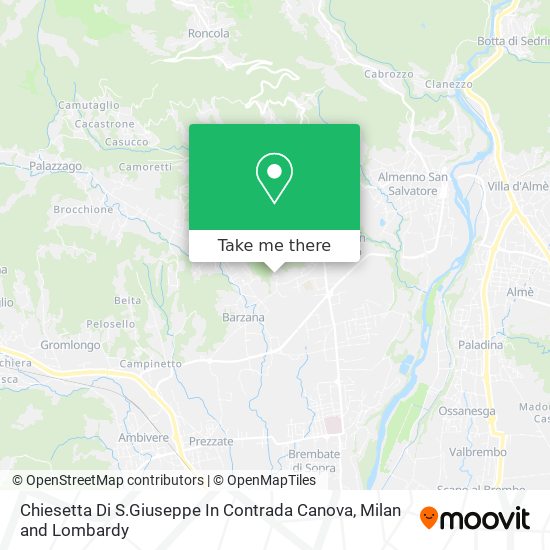 Chiesetta Di S.Giuseppe In Contrada Canova map