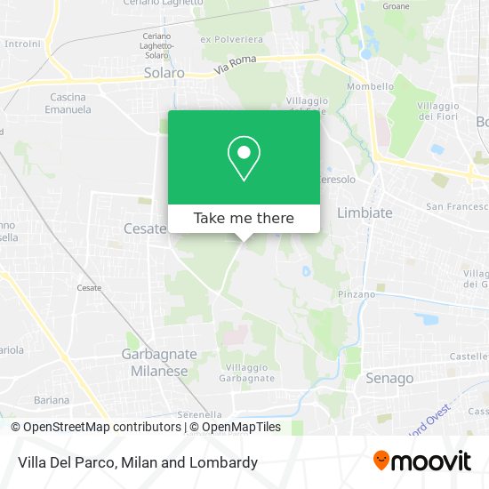 Villa Del Parco map