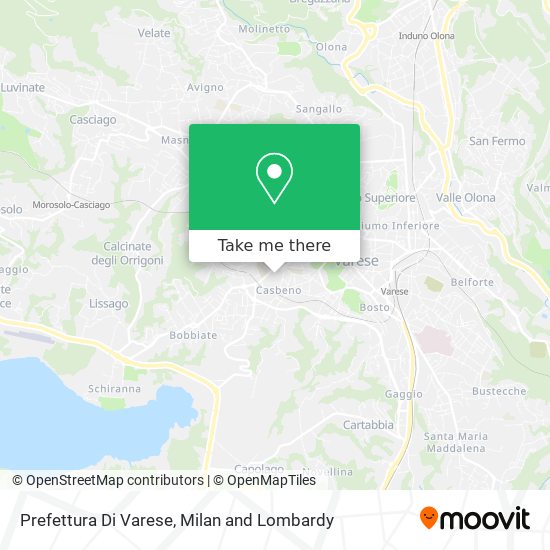 Prefettura Di Varese map