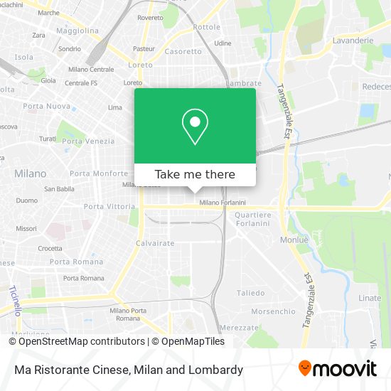 Ma Ristorante Cinese map
