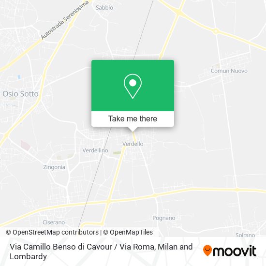 Via Camillo Benso di Cavour / Via Roma map