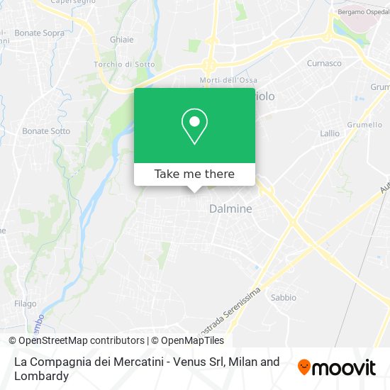 La Compagnia dei Mercatini - Venus Srl map
