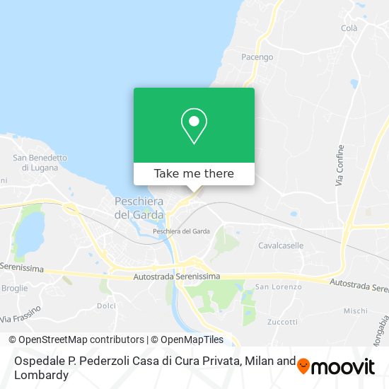 Ospedale P. Pederzoli Casa di Cura Privata map