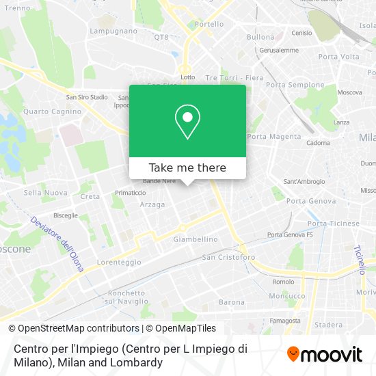 Centro per l'Impiego (Centro per L Impiego di Milano) map